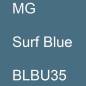 Preview: MG, Surf Blue, BLBU35.